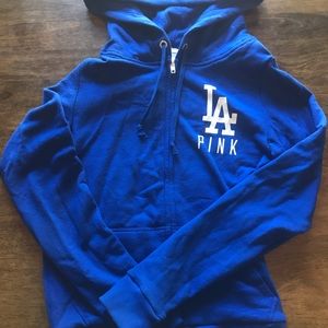 Pink brand MLB Dodger jacket